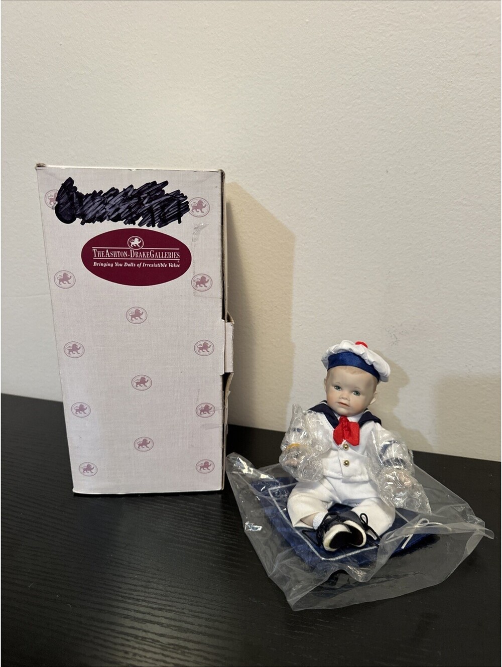 Vintage 1987 Ashton Drake "Matthew" Sailor Porcelain Doll Yolanda Bello w/Boxe